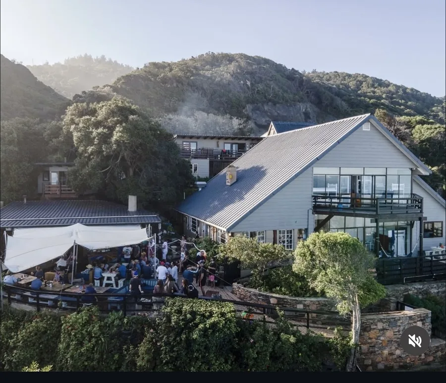 Live music on the ocean-view deck at Beach House in Wilderness, Garden Route